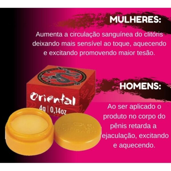 Oriental creme Estimulante Feminino 4g
